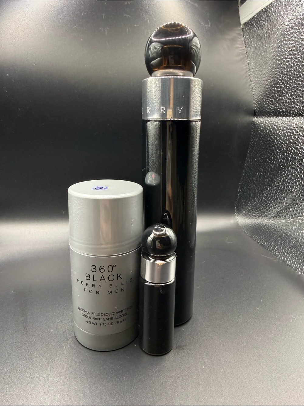 Perry Ellis 360° Black Men's Fragrance & Deodorant Set